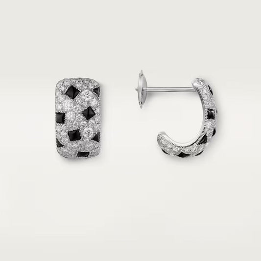 [Resenly Jewelry]PANTHERE MINI FULL DIAMOND EARRINGS