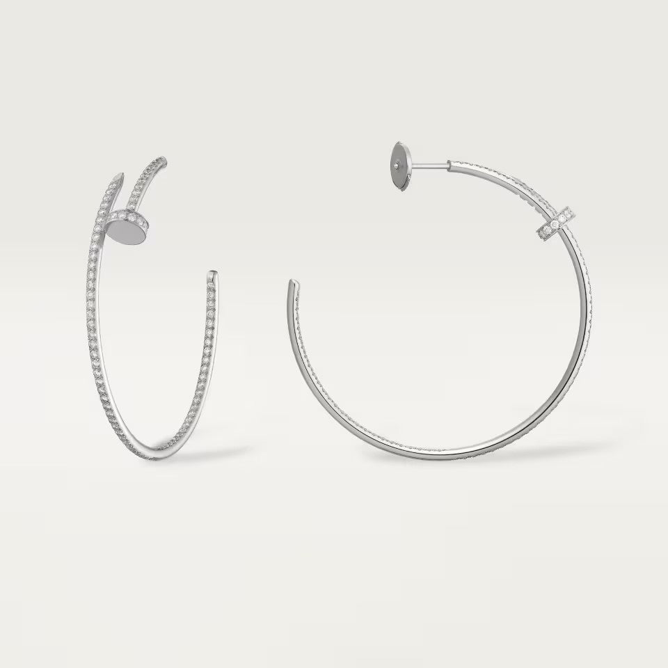 [Resenly Jewelry]JUSTE FULL DIAMOND LARGE EARRINGS