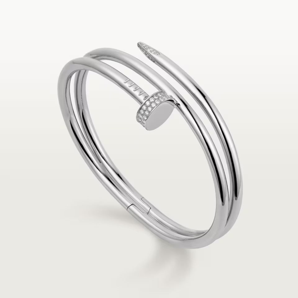 [Resenly Jewelry]JUSTE BRACELET 3.5MM DOUBLE ROW DIAMOND