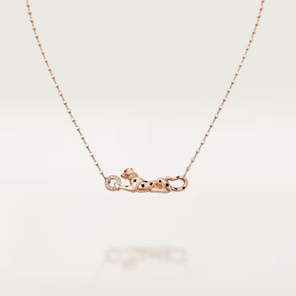 [Resenly Jewelry]PANTHERE FULL DIAMOND NECKLACE