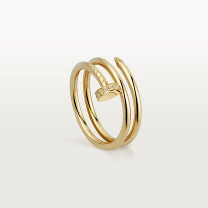 [Resenly Jewelry]JUSTE RING 4.8MM HALF DIAMOND