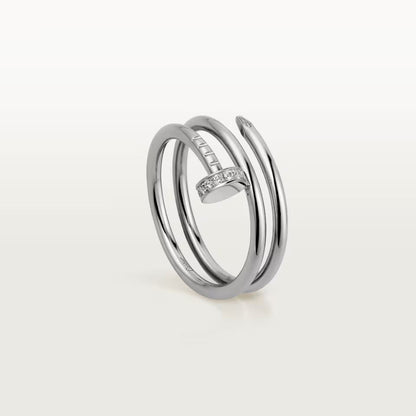 [Resenly Jewelry]JUSTE RING 4.8MM HALF DIAMOND