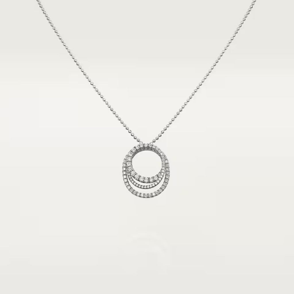 [Resenly Jewelry]ETINCELLE  FULL DIAMOND NECKLACE