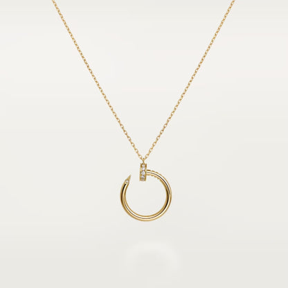 [Resenly Jewelry]JUSTE NECKLACE HALF DIAMOND