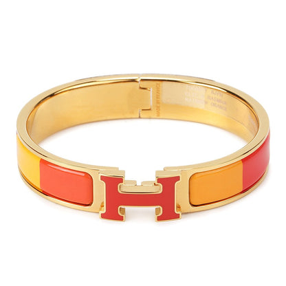 [Resenly Jewelry]H BRACELET ORANGE RAINBOW CERAMIC