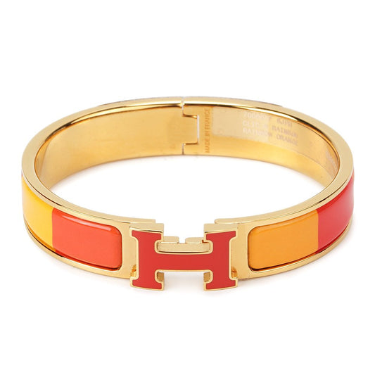 [Resenly Jewelry]H BRACELET ORANGE RAINBOW CERAMIC