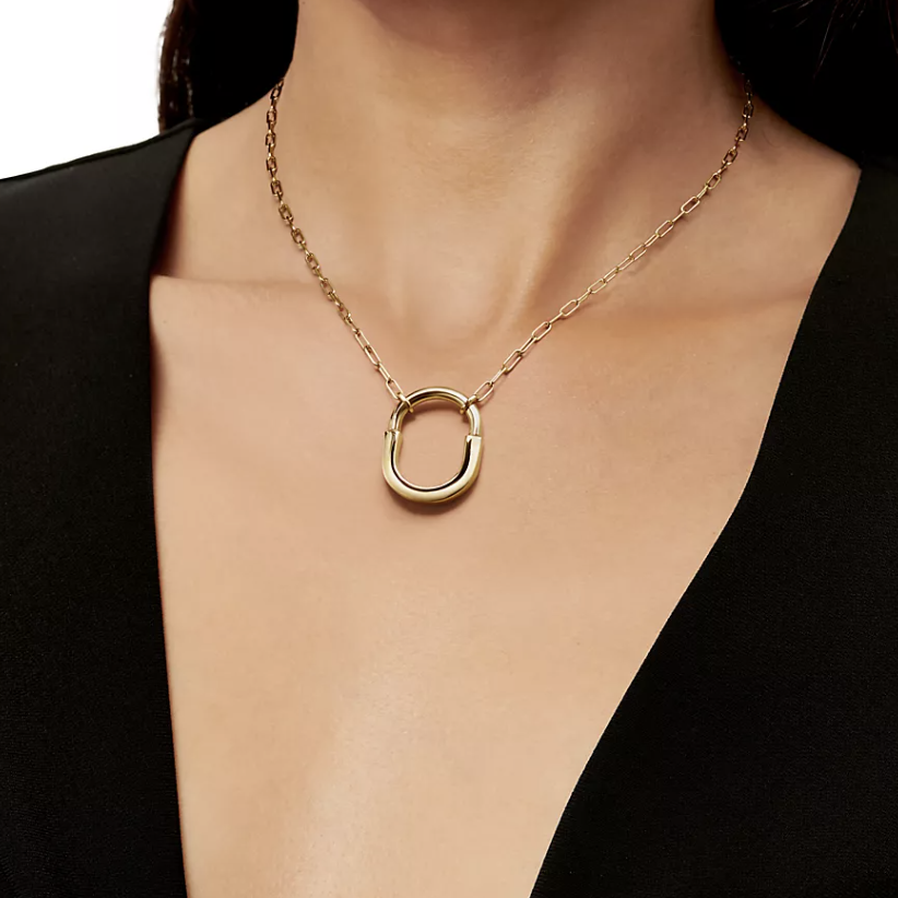 [Resenly Jewelry]LOCK NECKLACE GOLD