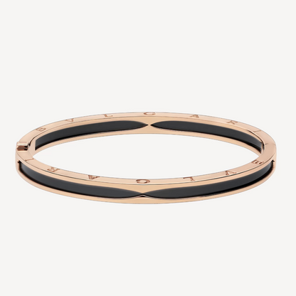 [Resenly Jewelry]ZERO 1 PINK GOLD WITH BLACK CERAMIC BRACELET