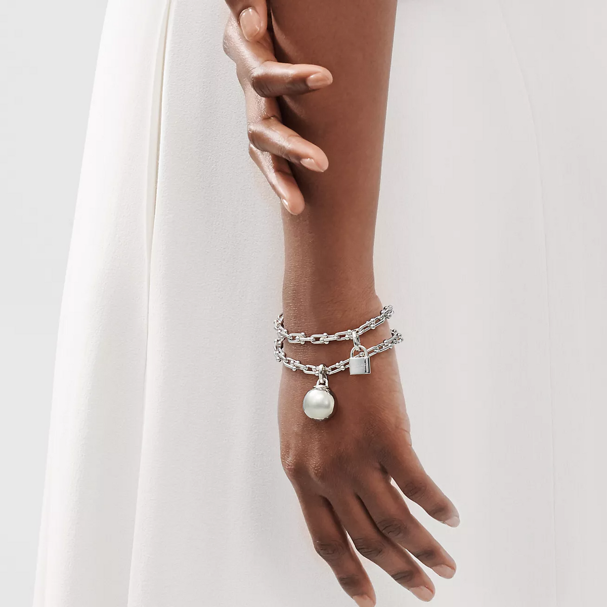 [Resenly Jewelry]HARDWEAR SMALL WRAP SILVER BRACELET