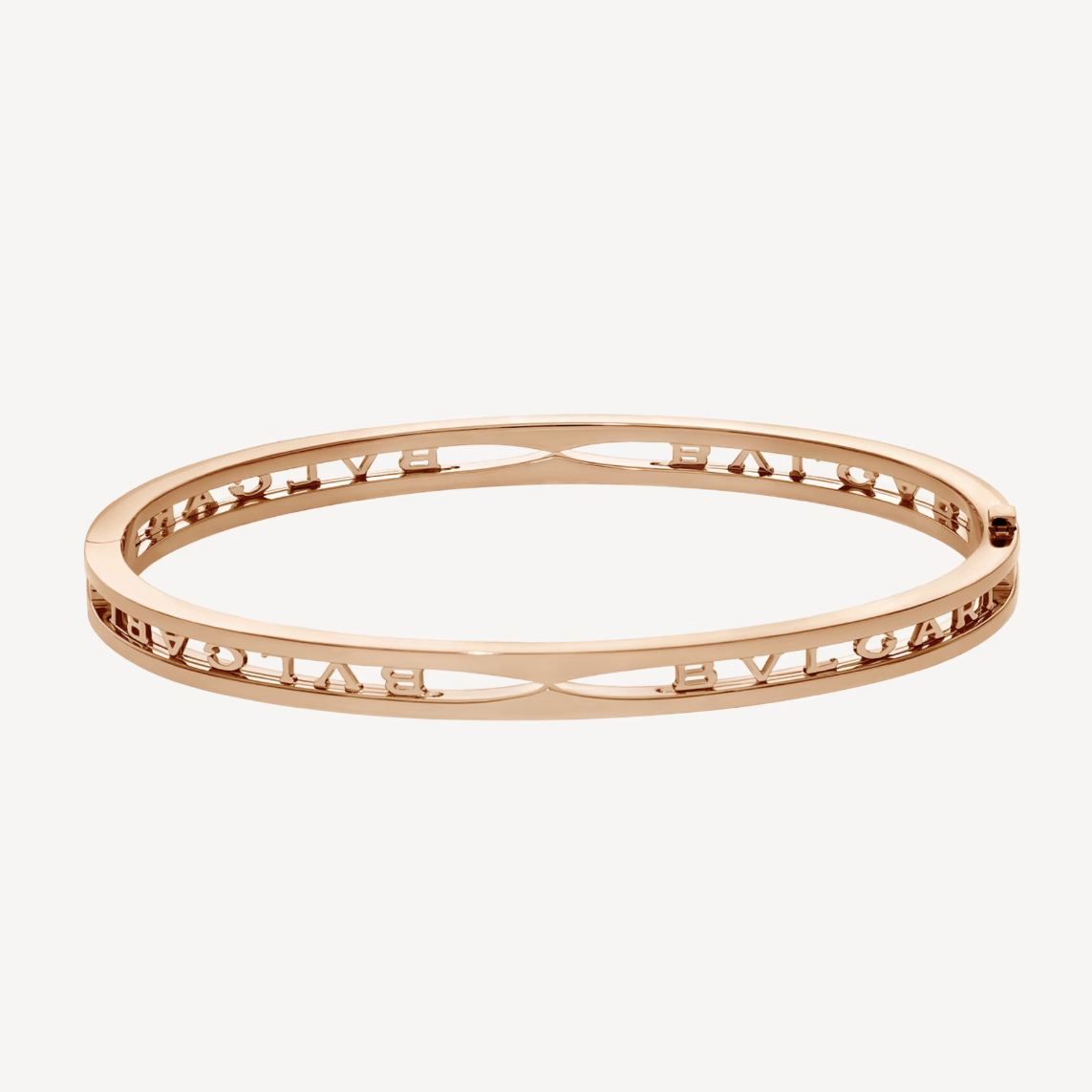 [Resenly Jewelry]ZERO 1 SPIRAL LOGO PINK GOLD BRACELET