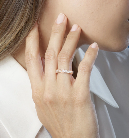 [Resenly Jewelry]ALLIANCE LIENS VIDENCE PAVED DIAMOND 4MM RING