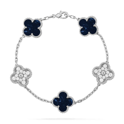 [Resenly Jewelry]CLOVER 5 MOTIF PIETERSITE BRACELET COLLECTION