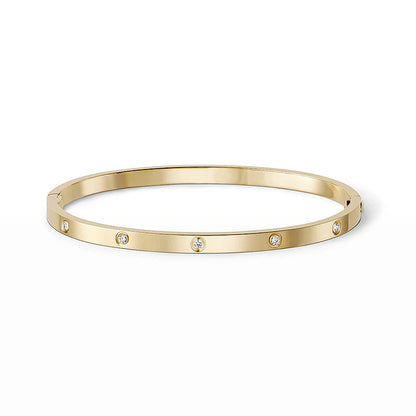 [Resenly Jewelry]LOVE BRACELET 3.65MM 10 DIAMONDS