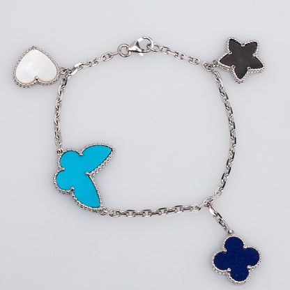 [Resenly Jewelry]LUCKY SPRING SILVER BRACELET 4 MOTIF