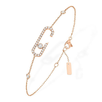 [Resenly Jewelry]BABY MOVE DIAMOND BRACELET(Adjustable length)
