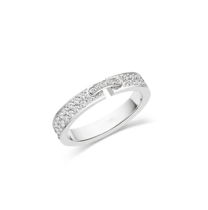 [Resenly Jewelry]ALLIANCE LIENS VIDENCE PAVED DIAMOND 4MM RING