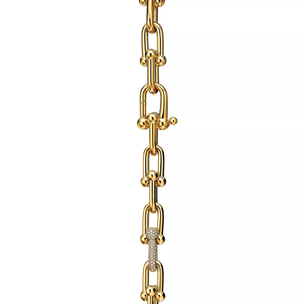 [Resenly Jewelry]HARDWEAR LARGE LINK GOLD DIAMOND BRACELET