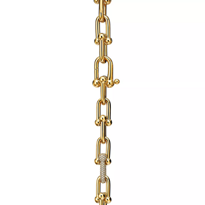 [Resenly Jewelry]HARDWEAR LARGE LINK GOLD DIAMOND BRACELET