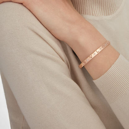 [Resenly Jewelry]ZERO 1 PINK GOLD 12 DIAMONDS BRACELET