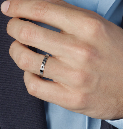 [Resenly Jewelry]ALLIANCE LIENS VIDENCE 3MM RING