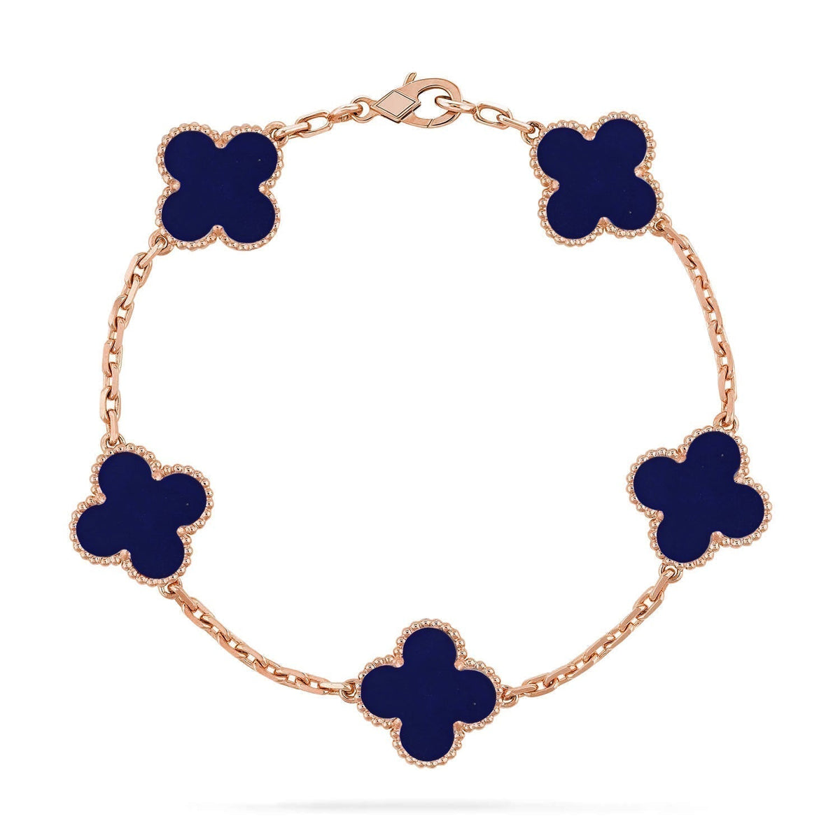 [Resenly Jewelry]CLOVER 5 MOTIF LAPIS LAZULI BRACELET COLLECTION