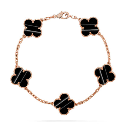 [Resenly Jewelry] CLOVER 5 MOTIF PULSAR STONE BRACELET COLLECTION