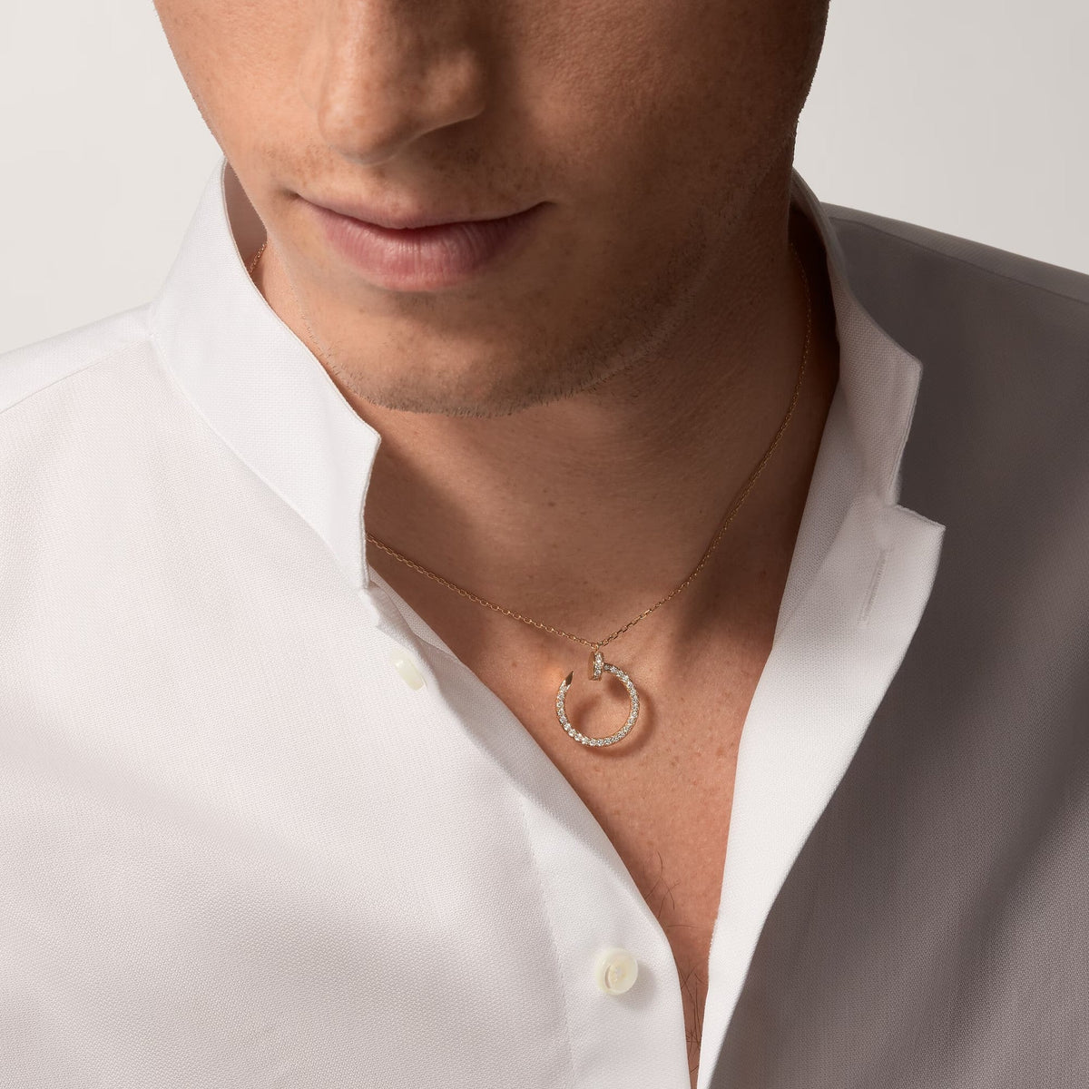 [Resenly Jewelry]JUSTE NECKLACE FULL DIAMOND