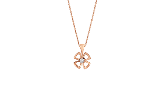[Resenly Jewelry]FIOREVER NECKLACE DIAMOND CENTER
