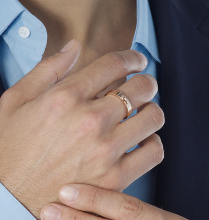 [Resenly Jewelry]ALLIANCE LIENS VIDENCE 4MM RING