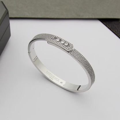 [Resenly Jewelry]Move Noa Full Pavé Diamond Bangle Bracelet