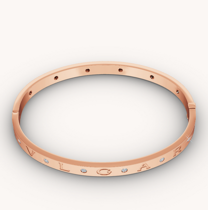 [Resenly Jewelry]ZERO 1 PINK GOLD 12 DIAMONDS BRACELET