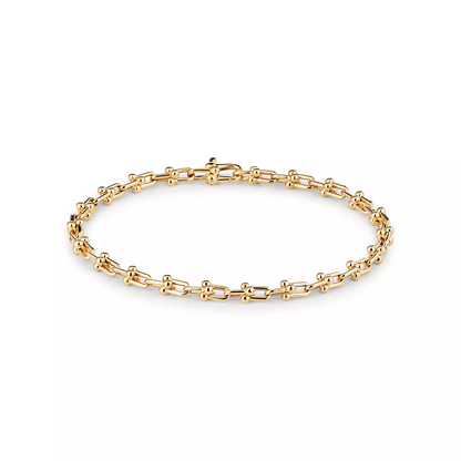 [Resenly Jewelry]HARDWEAR MICRO LINK 44 MOTIF GOLD BRACELET