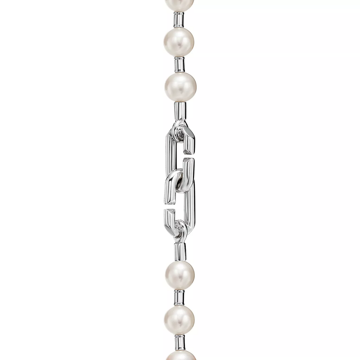 [Resenly Jewelry]PEARL LOCK SILVER BRACELET