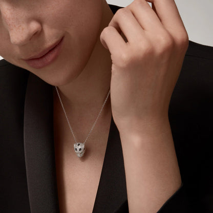 [Resenly Jewelry]PANTHERE FULL DIAMOND NECKLACE