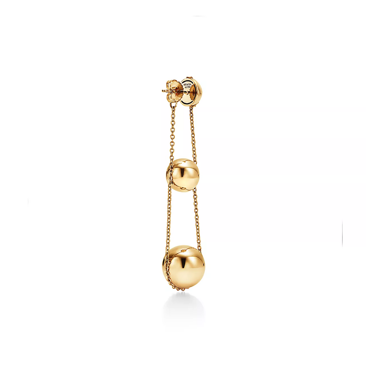 [Resenly Jewelry]TRIPLE DROP GOLD EARRINGS