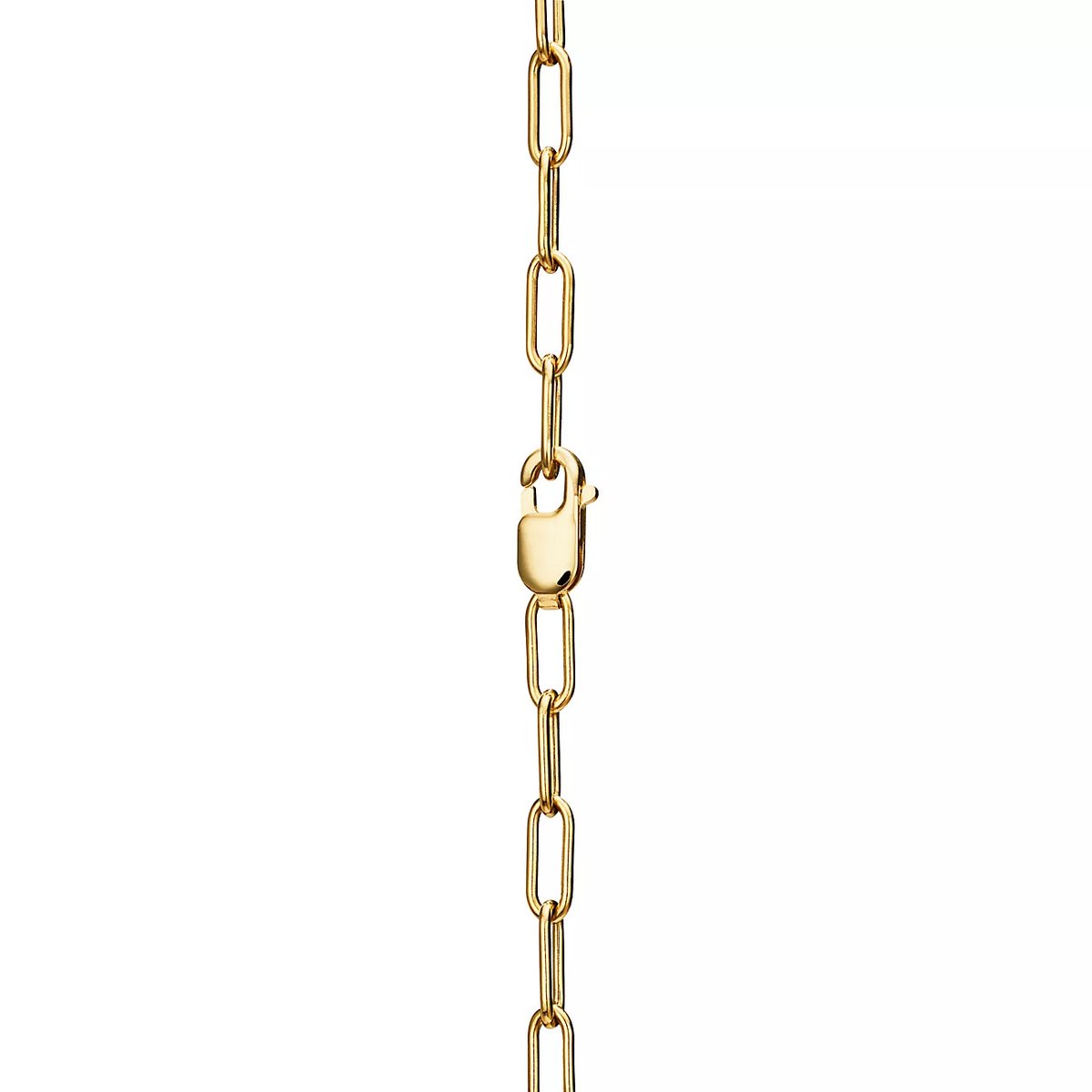 [Resenly Jewelry]LOCK NECKLACE MEDIUM PENDANT GOLD PAVED DIAMONDS
