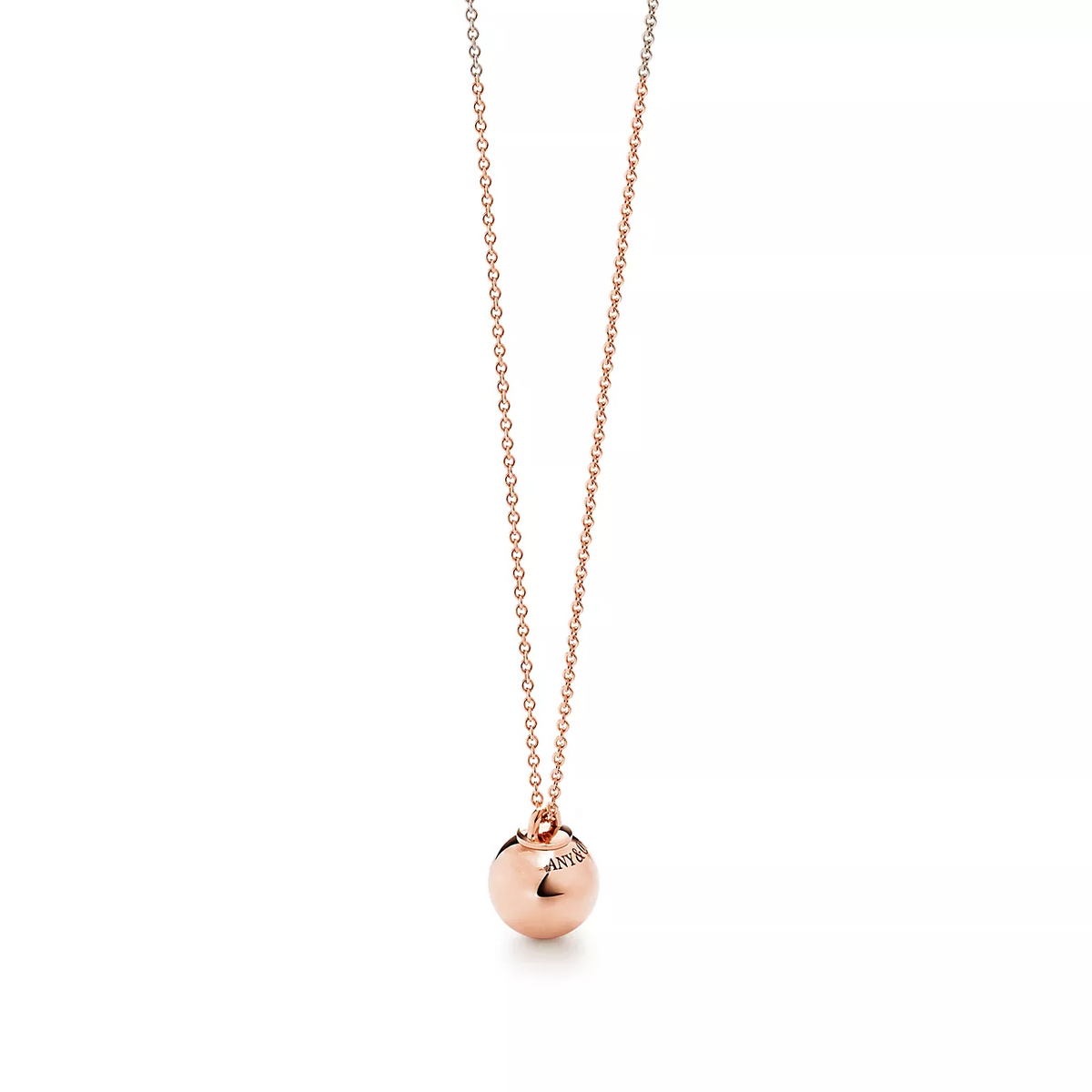 [Resenly Jewelry]BALL PENDANT 12.75MM NECKLACE