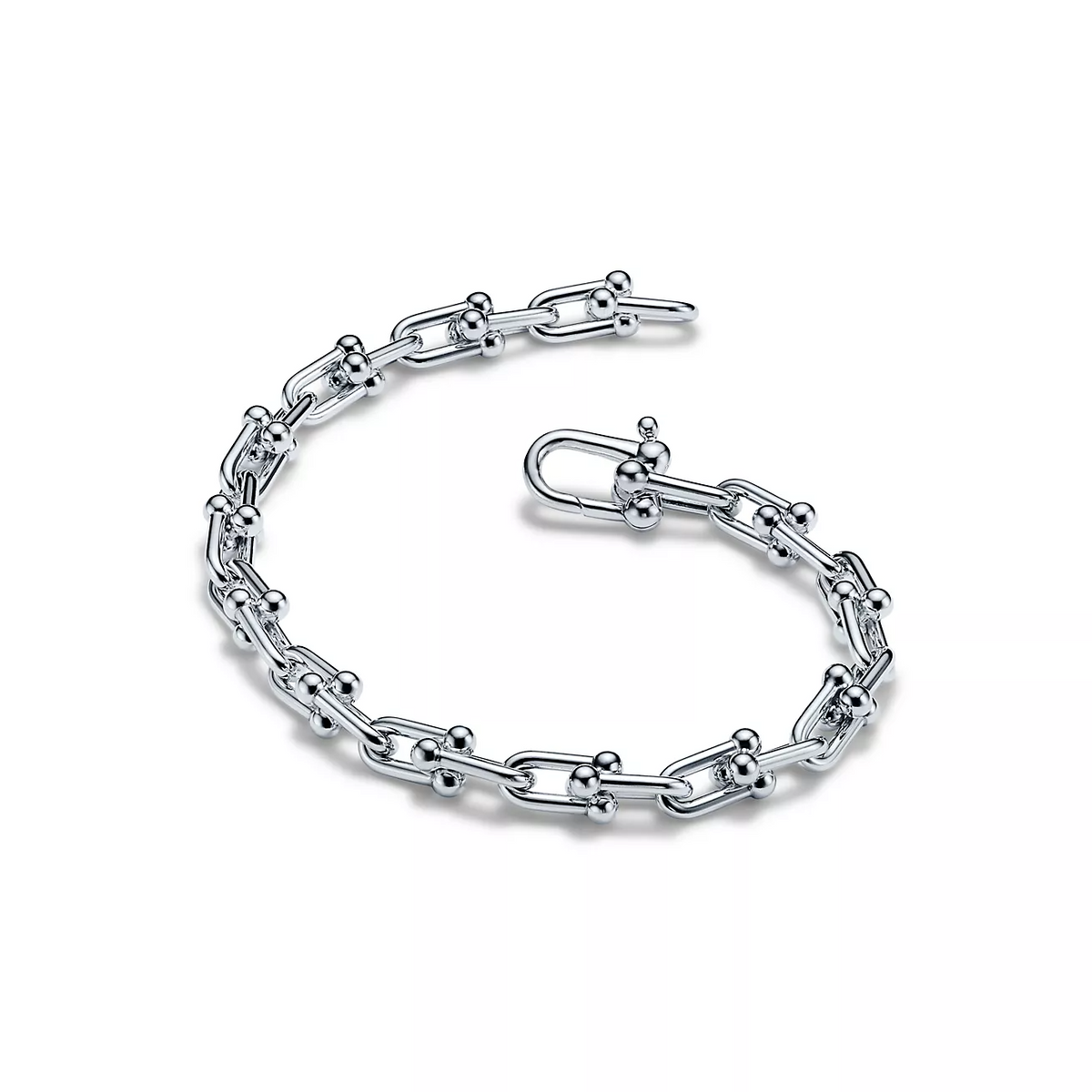 [Resenly Jewelry]HARDWEAR SMALL LINK 26 MOTIF SILVER BRACELET