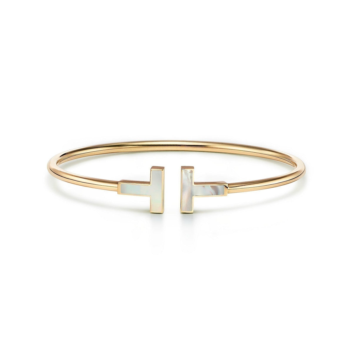 [Resenly Jewelry]T BRACELET 1.8MM MOP PINK GOLD