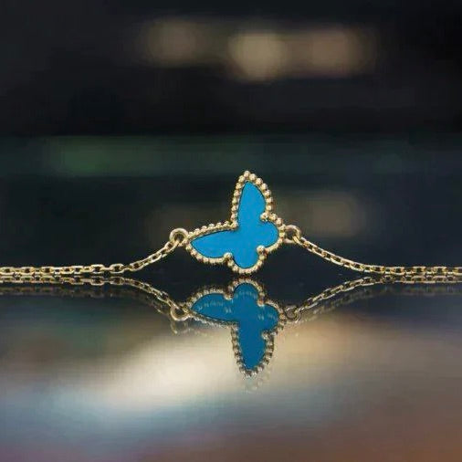 [Resenly Jewelry]BUTTERFLY TURQUOISE BUTTERFLY BRACELET
