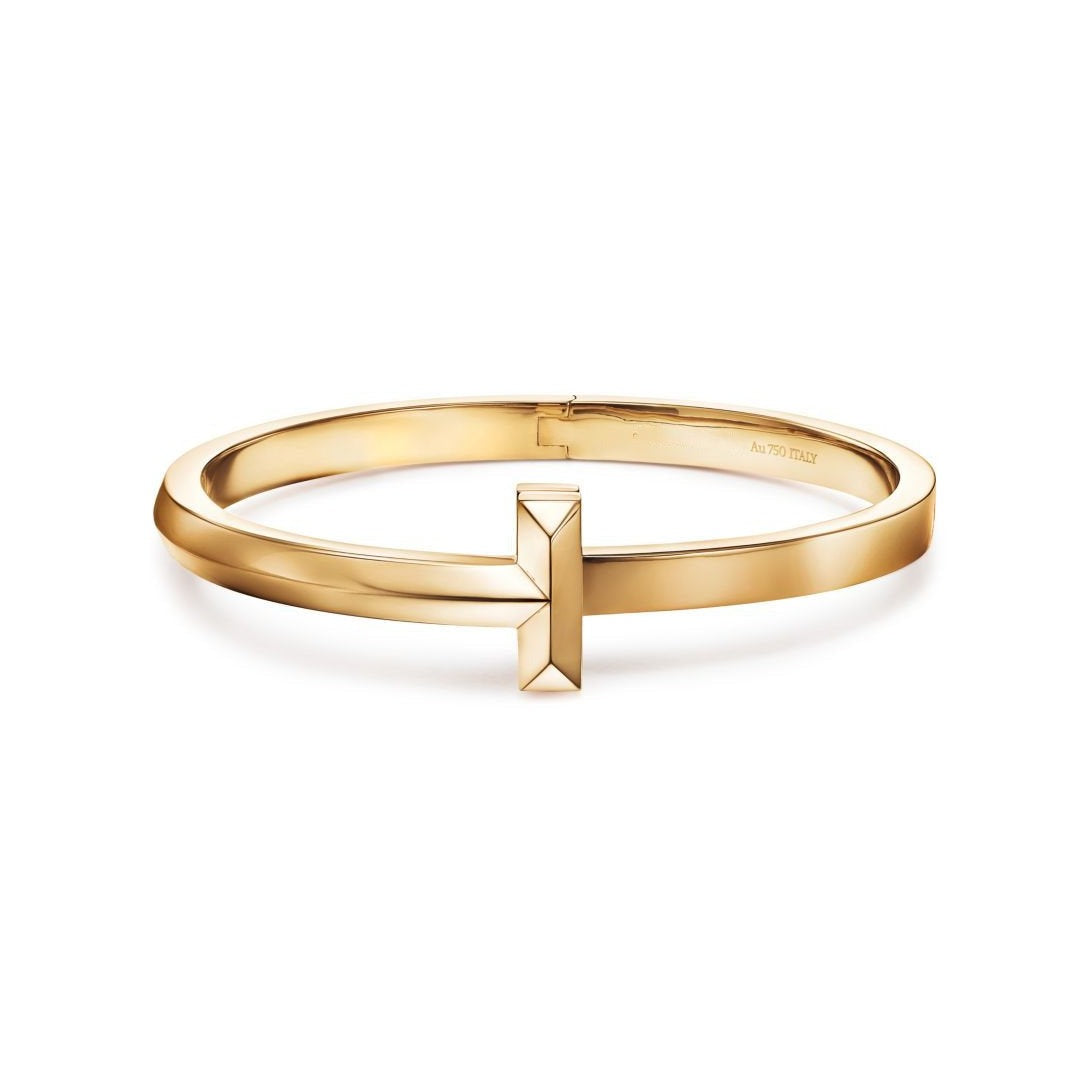 [Resenly Jewelry]T1 WIDE HINGED BANGLE BRACELET