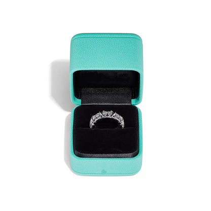 [Resenly Jewelry]SIXTEEN STONE SILVER RING