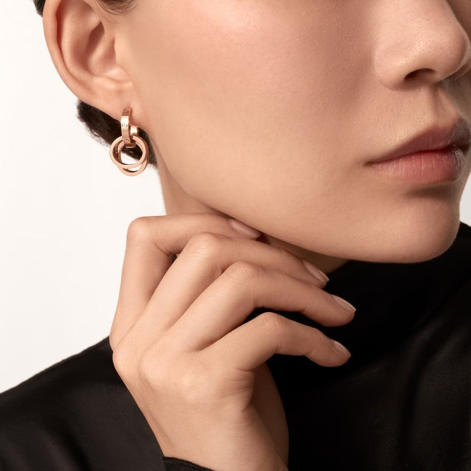 [Resenly Jewelry]LOVE 3.3MM DANGLE EARRINGS