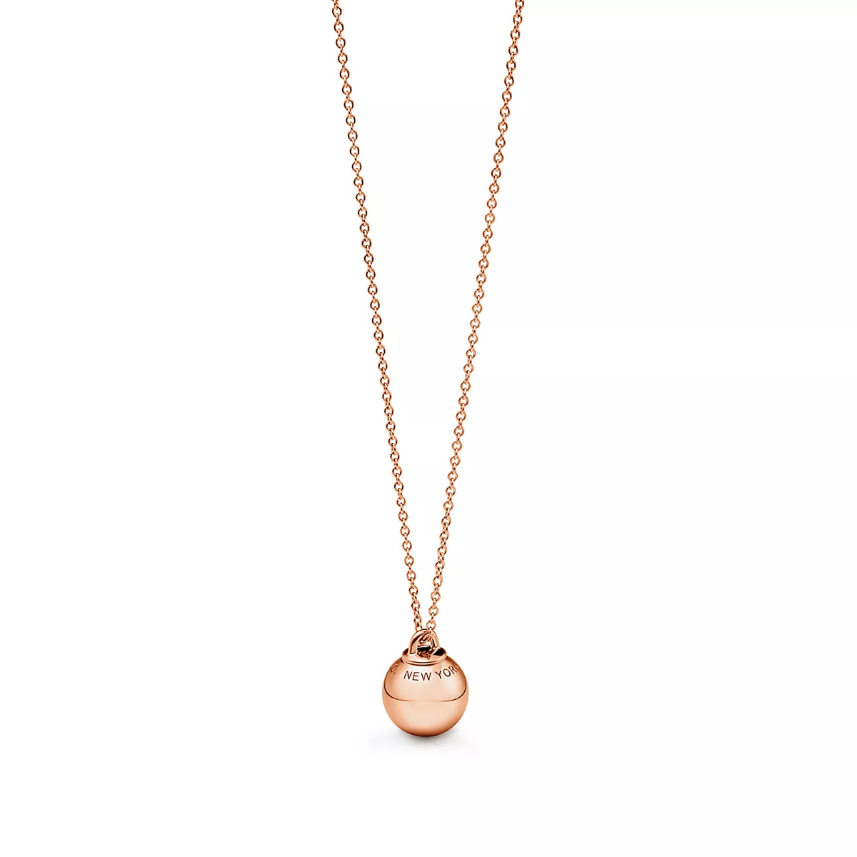 [Resenly Jewelry]BALL PENDANT 12.75MM NECKLACE