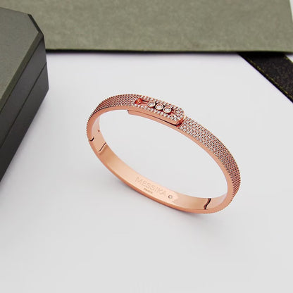[Resenly Jewelry]Move Noa Full Pavé Diamond Bangle Bracelet