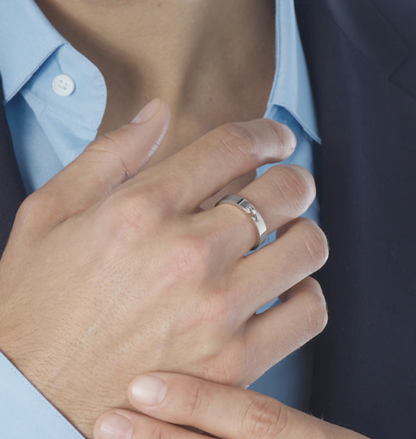 [Resenly Jewelry]ALLIANCE LIENS VIDENCE 4MM RING