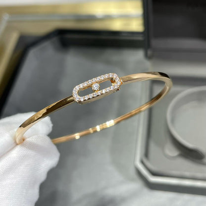 [Resenly Jewelry]Move Uno pavé flex bangle medium