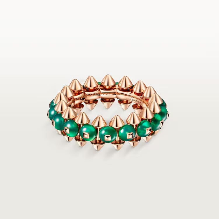 [Resenly Jewelry]CLASH 7.9MM AGATE CHALCEDONY RING