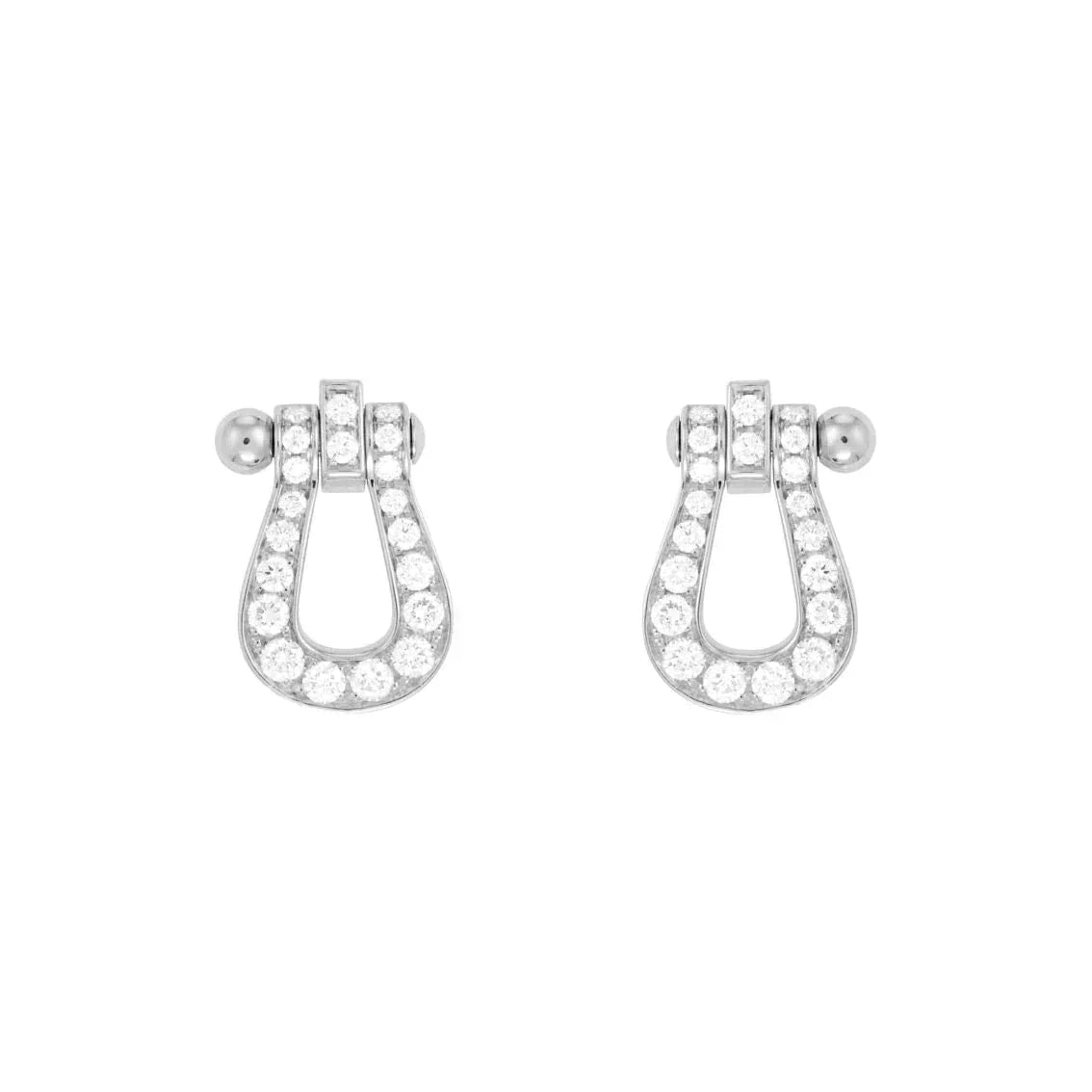 [Resenly Jewelry]FORCE 10 FULL DIAMOND STUD EARRINGS MINI MODEL