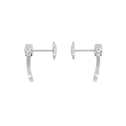 [Resenly Jewelry]FORCE 10 FULL DIAMOND STUD EARRINGS MINI MODEL
